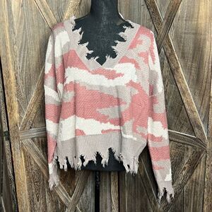 Miracle distressed sweater